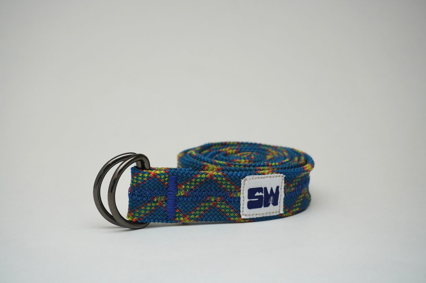 Upcycled Climbing Rope Belt (Tide Line)